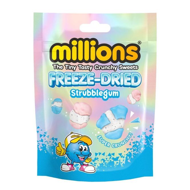 Hovedbilde Millions Freeze Dried Strubblegum 50g