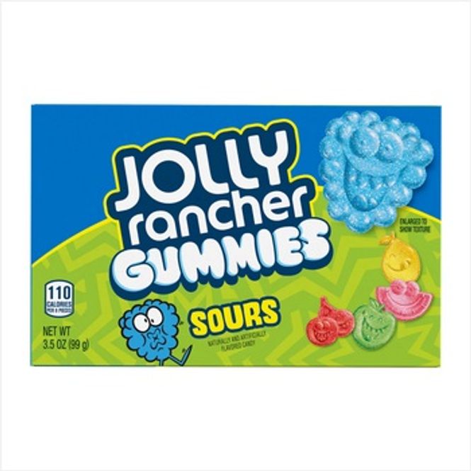Hovedbilde Jolly Rancher Gummies Sour Box 99g (Datotilbud)