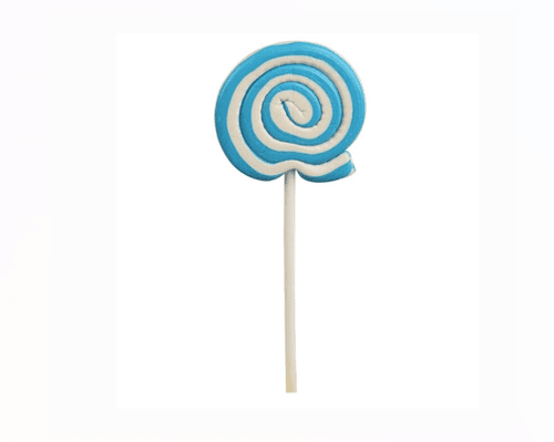 Blue Spiral Lollipop 80g (Datotilbud)