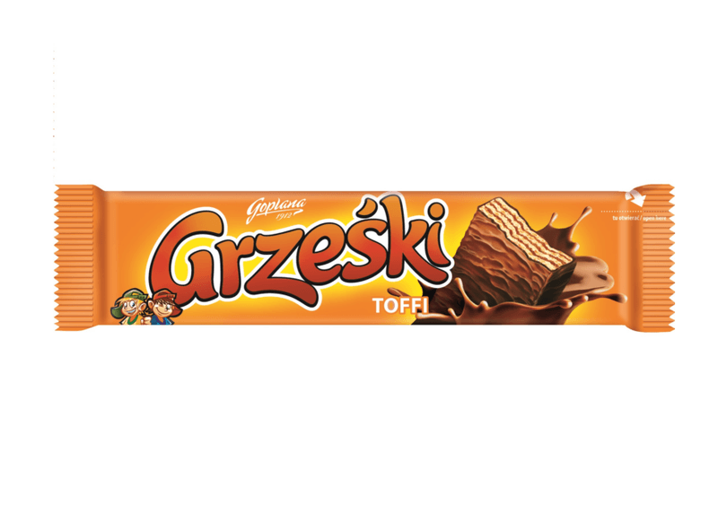 Grzeski Wafer Toffee Chocolate 36g