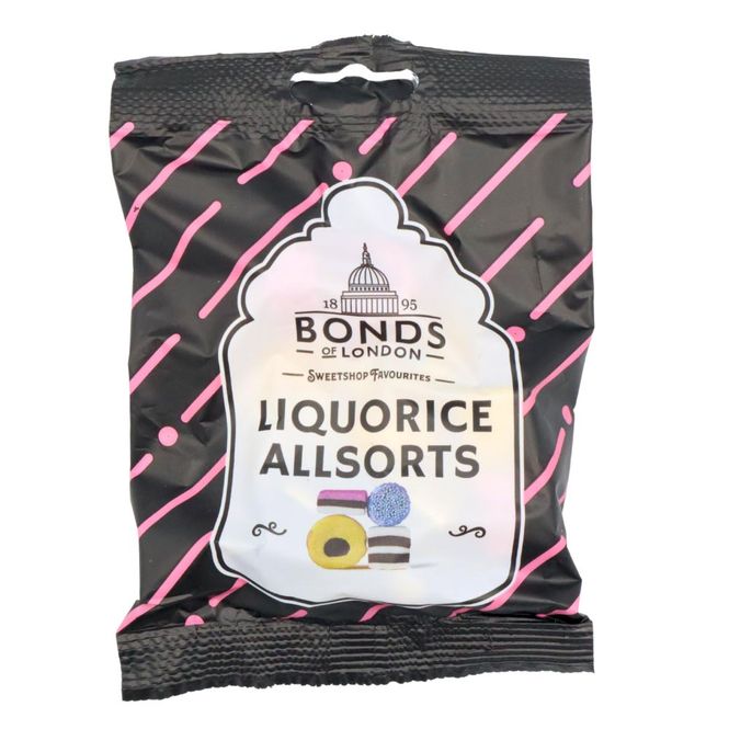 Hovedbilde Bonds Liquorice Allsorts 130g