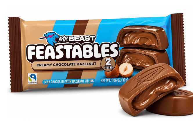Hovedbilde Mr. Beast Creamy Hazelnut 2-Cups 40g (Datotilbud)