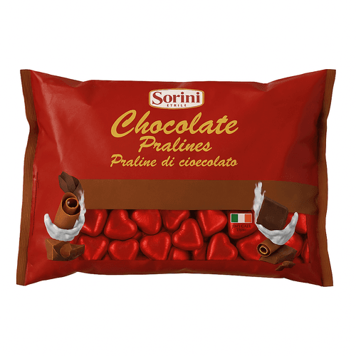 Milk Chocolate Red Hearts 1kg