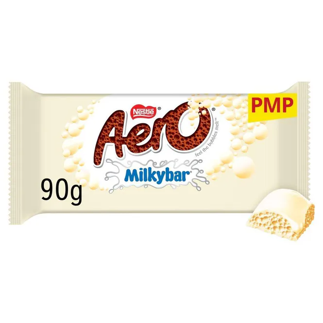 Hovedbilde Aero Milkybar Chocolate 90g