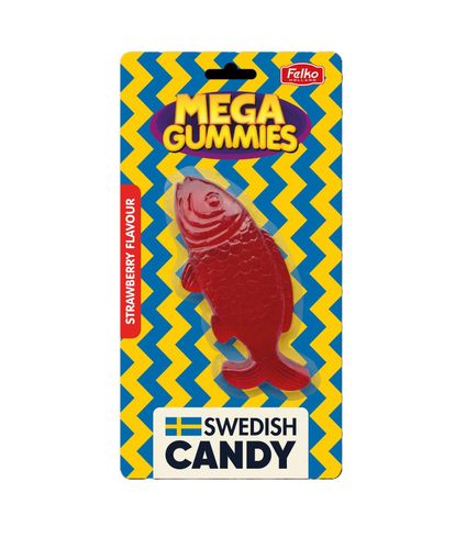 Mega Gummies Swedish Candy Fish 120g