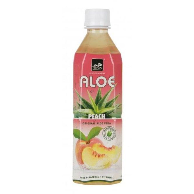 Hovedbilde Tropical Aloe Vera Green Tea Peach 500ml