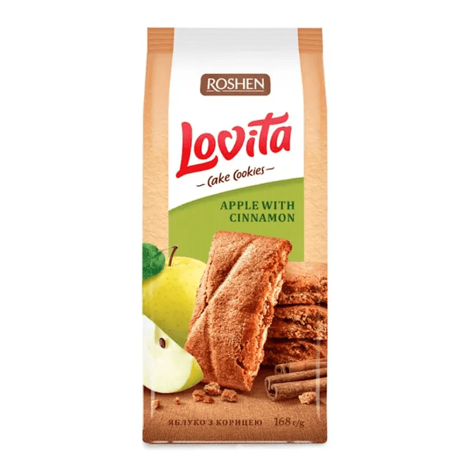 Hovedbilde Lovita Cookies Apple & Cinnamon 168g (Datotilbud)