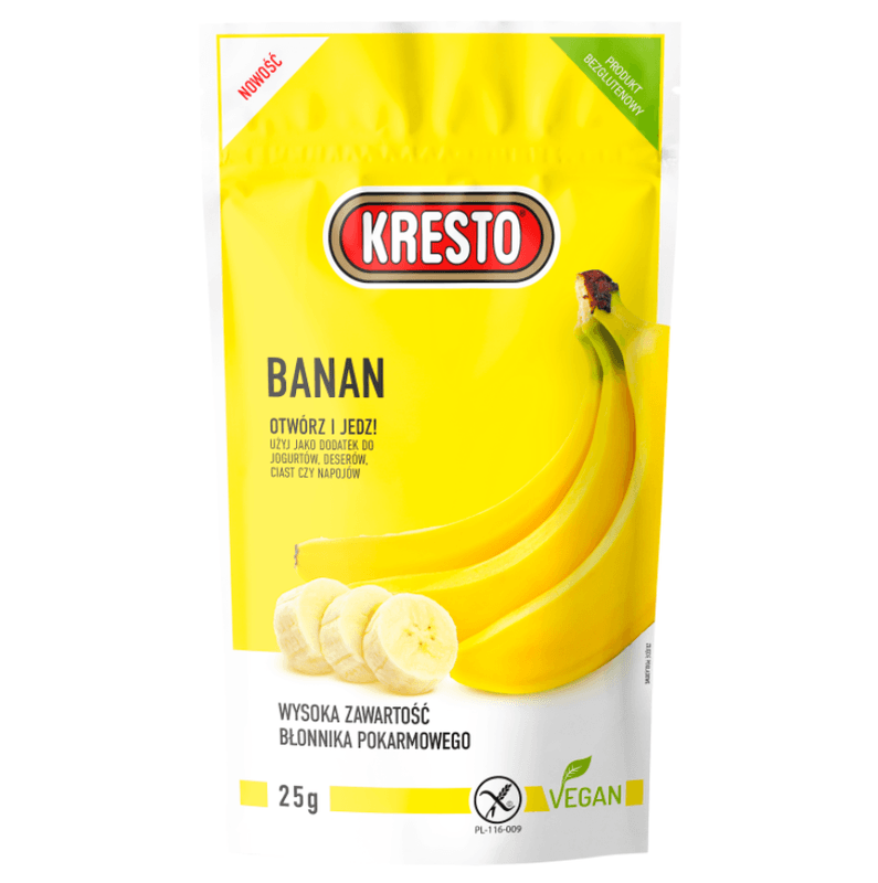 Kresto Freeze Dried Banana 25g