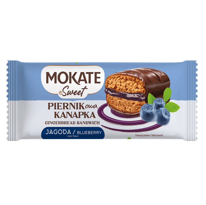 Mokate Gingerbread Sandwich Blueberry 60g