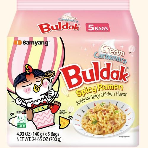 Samyang Buldak Cream Carbonara Hot Chicken 140g