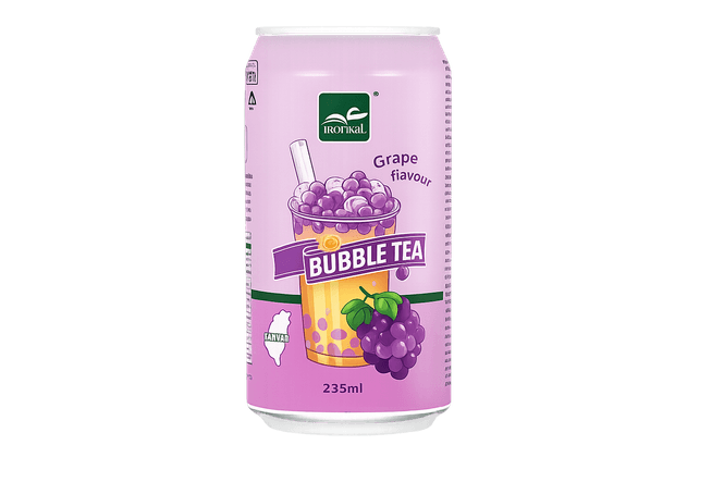 Hovedbilde Tropical Bubble Tea Grape 235ml