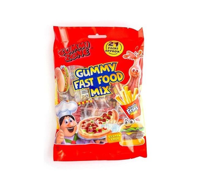 Hovedbilde Gummi Zone Fast Food 1kg