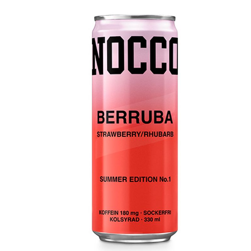 Nocco Berruba Strawberry/Rhubarb 330ml