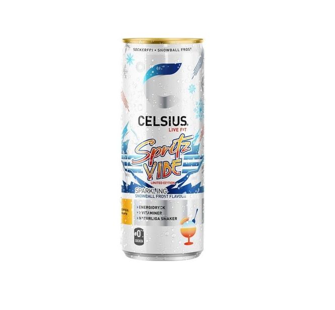 Hovedbilde Celsius Spritz Vibe Snowfall Frost 355ml