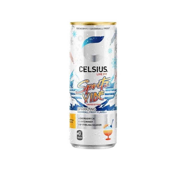 Celsius Spritz Vibe Snowfall Frost 355ml