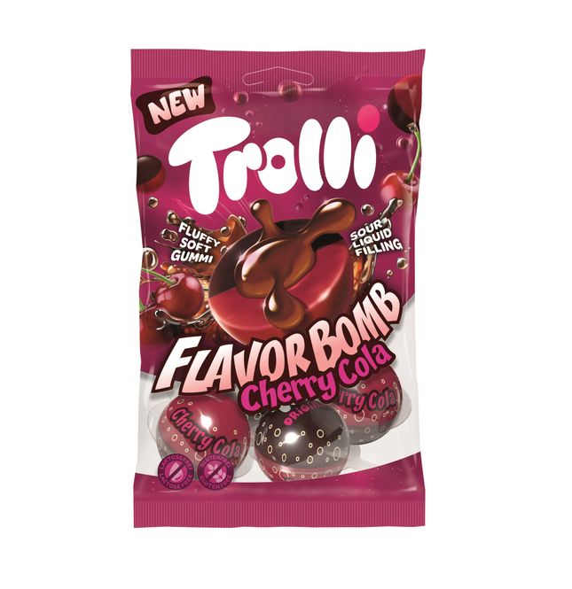 Hovedbilde Trolli Flavorbomb Cherry Cola 75g