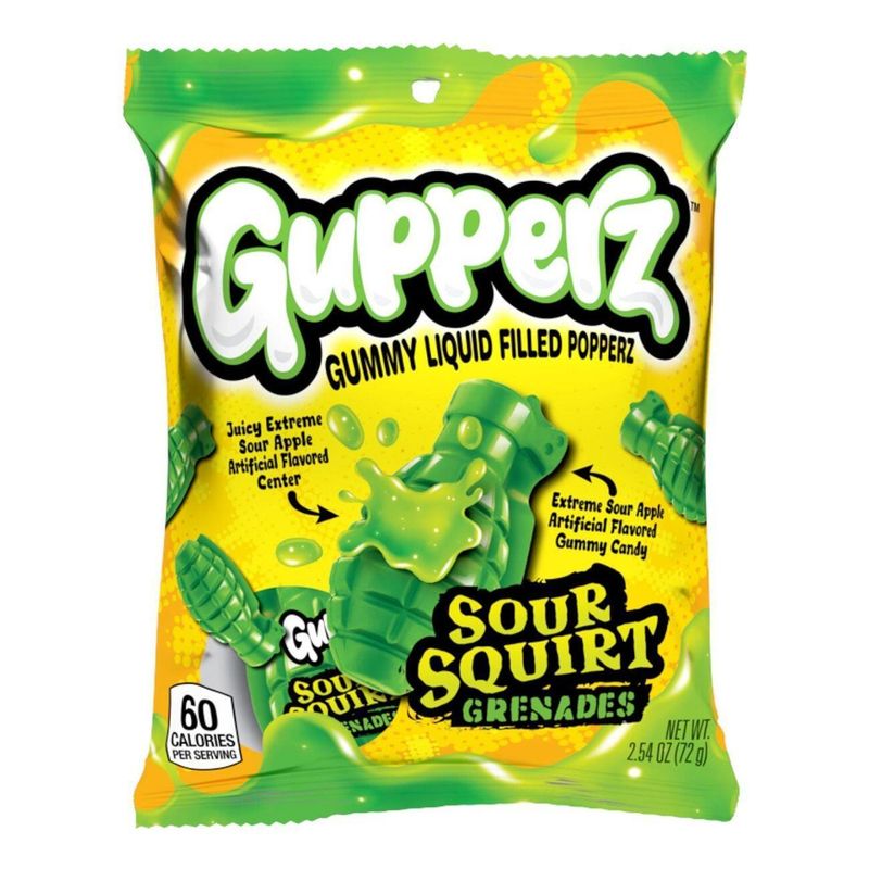 Grupperz Sour Squirt Grenades 72g