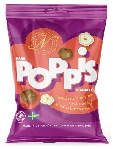 Narr Poppis Licorice 90g