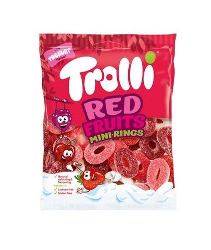 Trolli Red Fruit Minirings 100g 