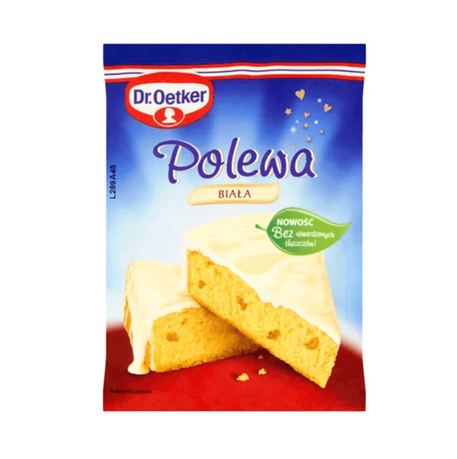 Hovedbilde Dr. Oetker White Chocolate Glaze 100g