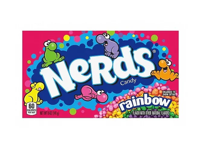 Hovedbilde Nerds Rainbow Video Box 141g