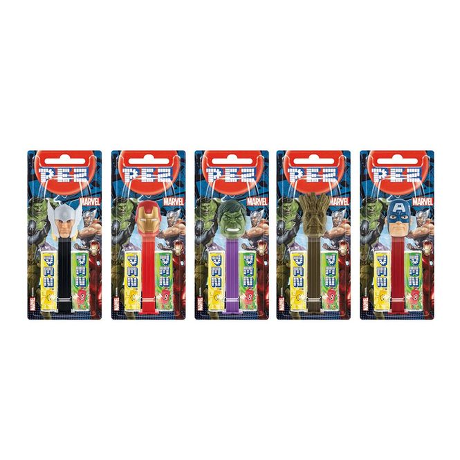 Hovedbilde PEZ Avengers 1+2 Pack 17g