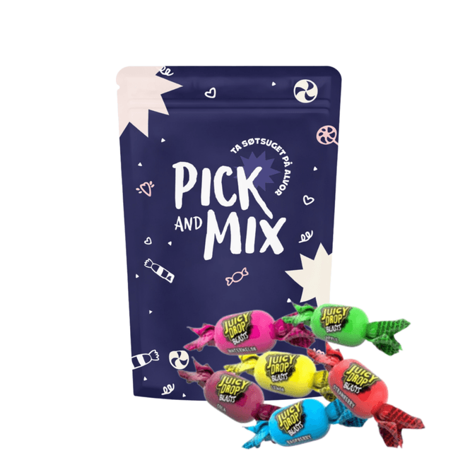 Hovedbilde Bazooka Juicy Drop Blasts 100g