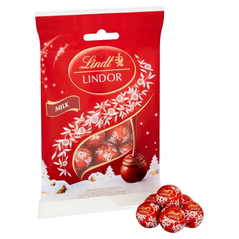 Lindt Lindor Milk Chocolate Truffle Bag 80g