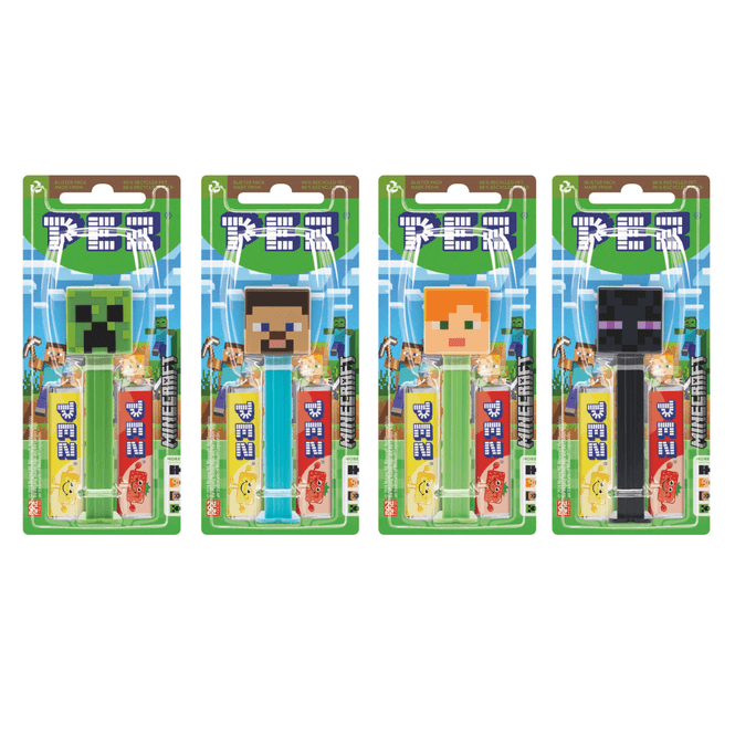 Hovedbilde PEZ Minecraft 1+2 17g