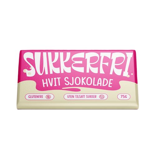Sukkerfri Hvit Sjokolade 75g
