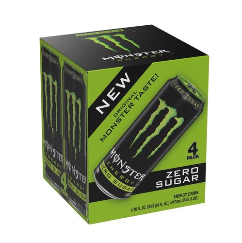Monster Energy Green Zero Sugar 4pk