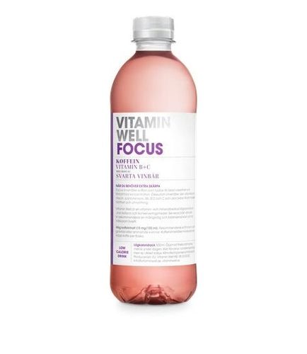 Vitamin Well Focus Solbær 500ml