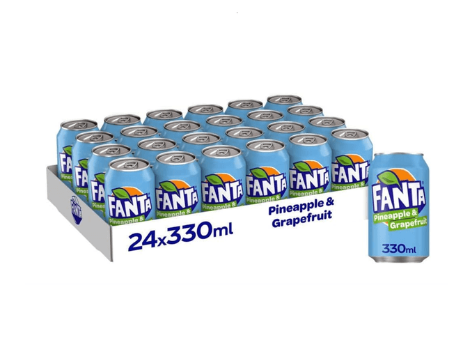 Hovedbilde Fanta Grapefruit/Pineapple 24x330ml